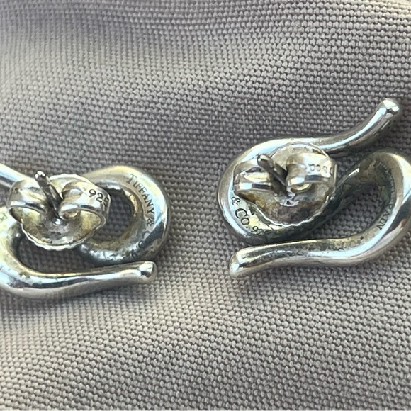 Tiffany & Co Peretti Open Wave Earrings - Picture 2 of 2